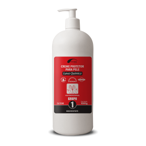 Creme Protetor Luva Química Grupo 1- 1 litro Nutriex (Água)